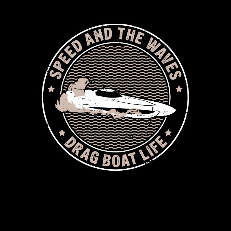 Superbe bateau de traînée pour Speedboat Racing