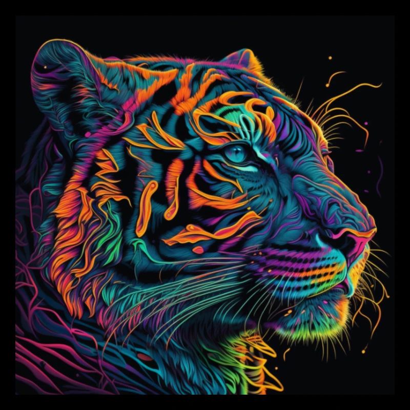 TIGER DESIGNER PRINT, DESIGN UNIQUE 2.