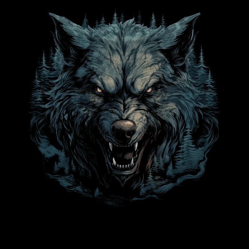 Dog, Wolf, Werewolf, Cerberus, Hell Myth, Mythic