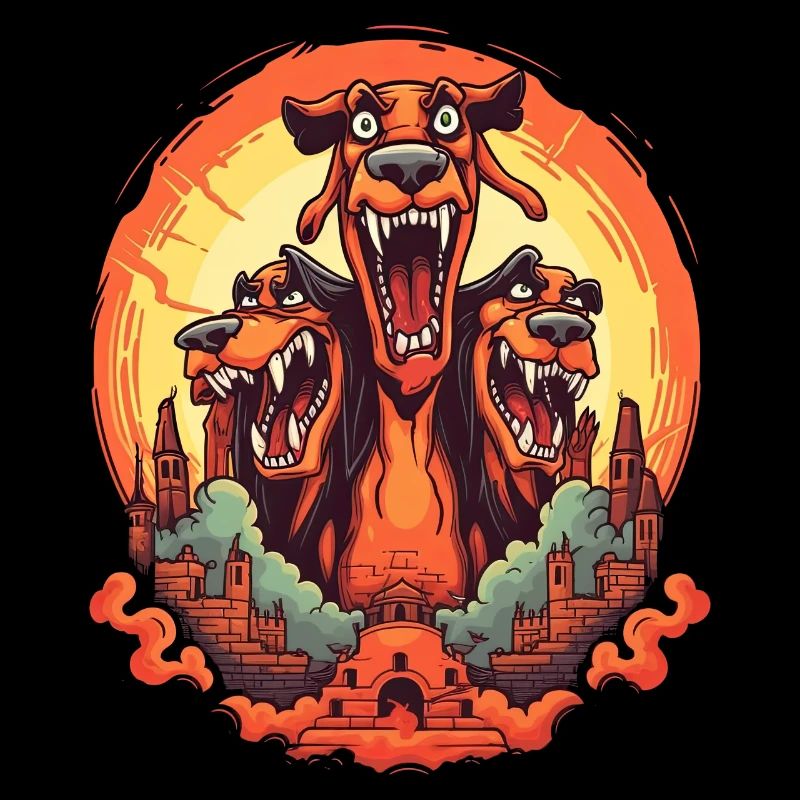 Dog Wolf Werewolf Cerberus Hell Myth Mythical