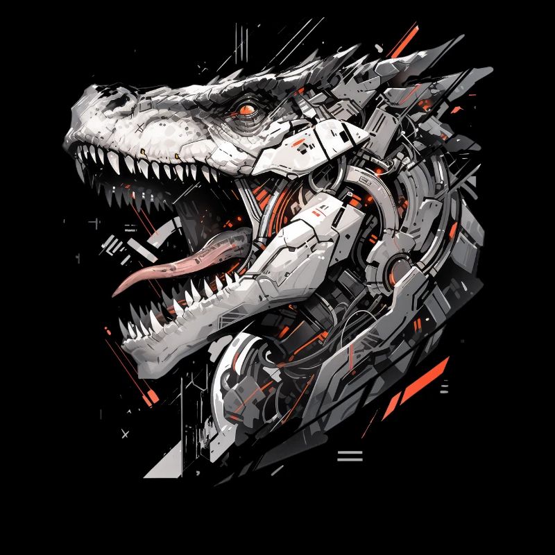 Mecha Animal Tiger Wolf Fox Dino Bear Cyborg