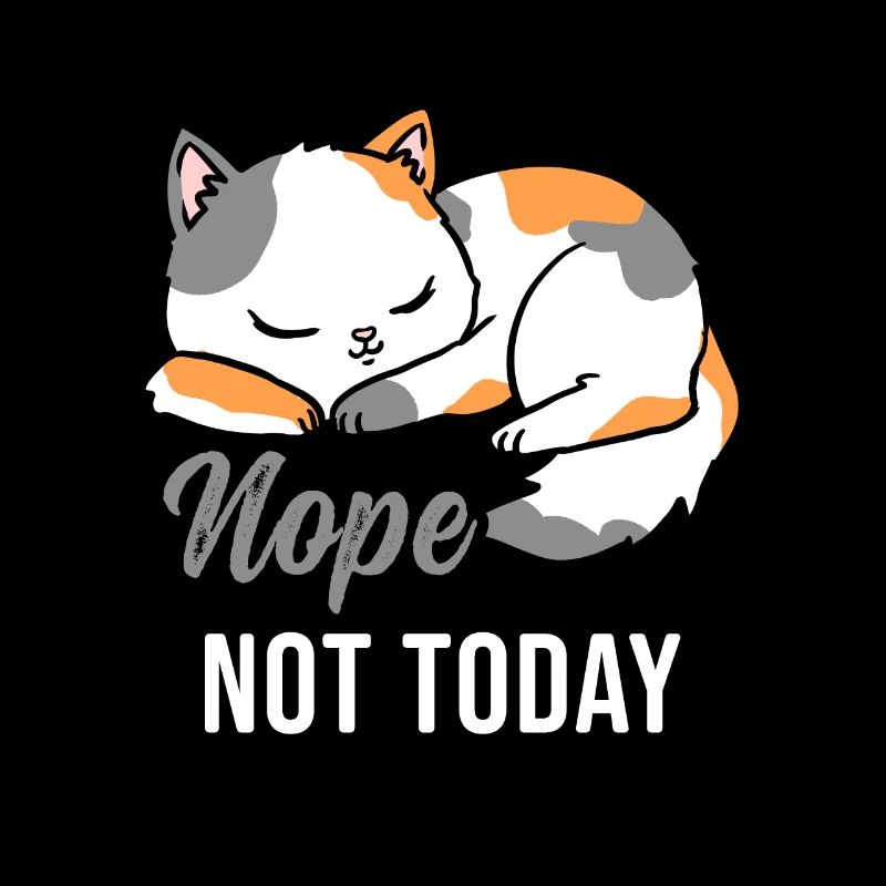 Amant de chat Nope Not Today