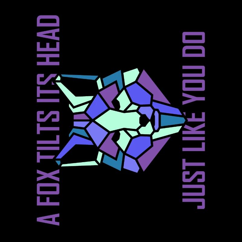 A fox tilts its head just like you do