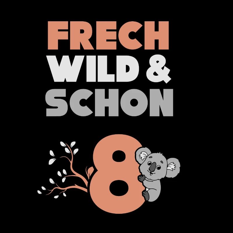 8 Jahre Geburtstag Junge Mädchen Koala