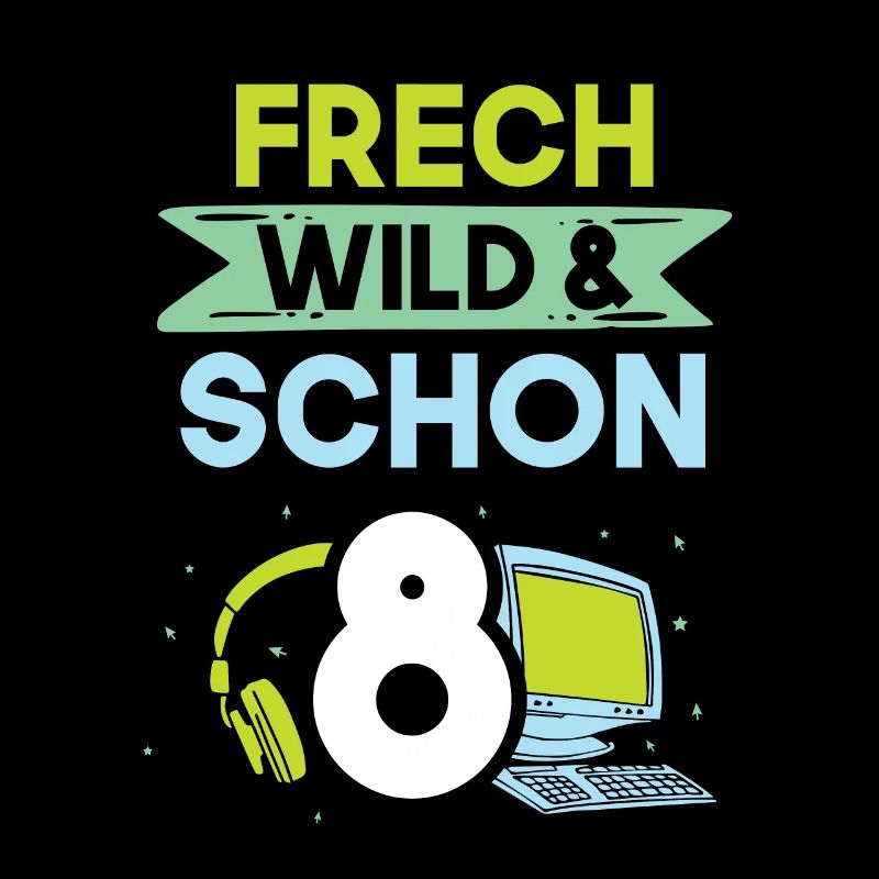 8 Jahre Geburtstag Junge Mädchen Gamer Gaming