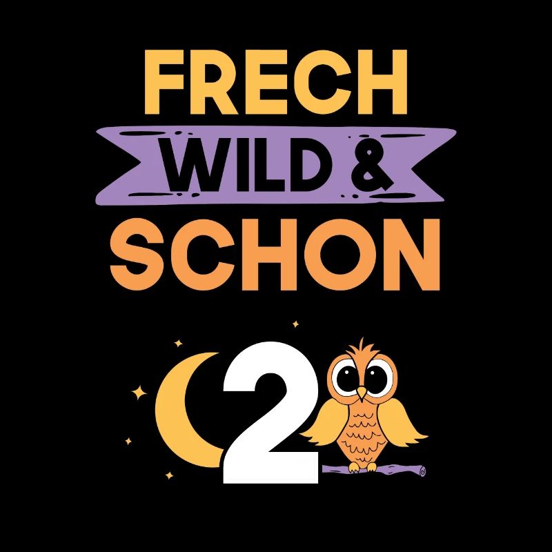 2 Jahre Geburtstag Junge Mädchen Eule