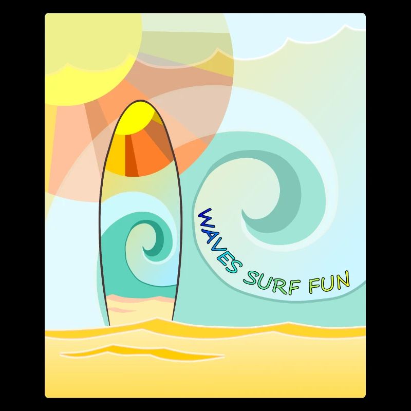 wellen surfen Surfbrett