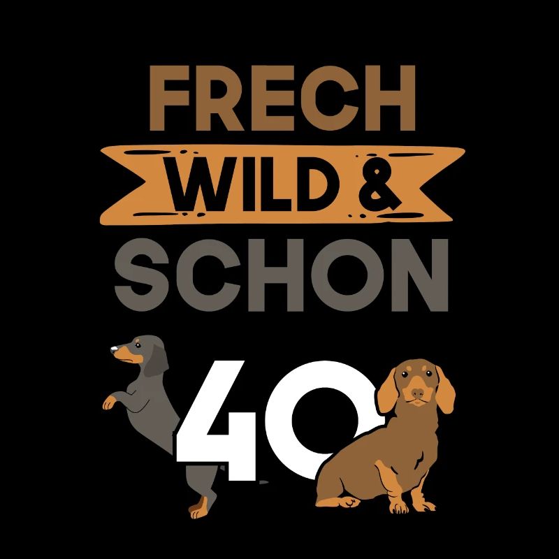 Geschenk 40 Jahre Geburtstag Dackel