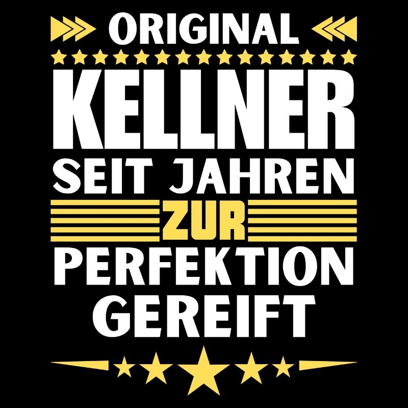 Zur Perfektion gereifter Kellner