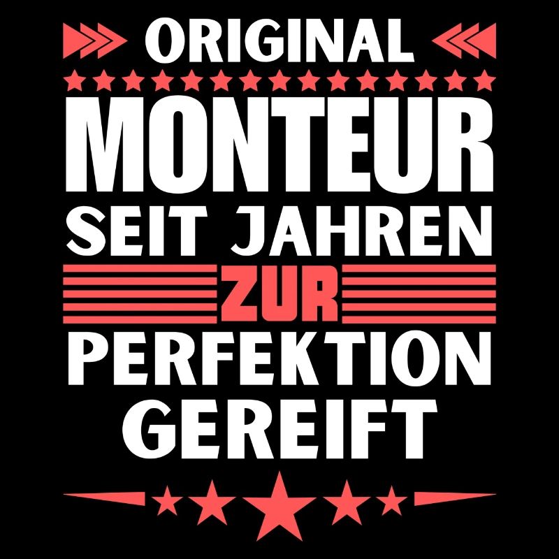 Zur Perfektion gereifter Monteur