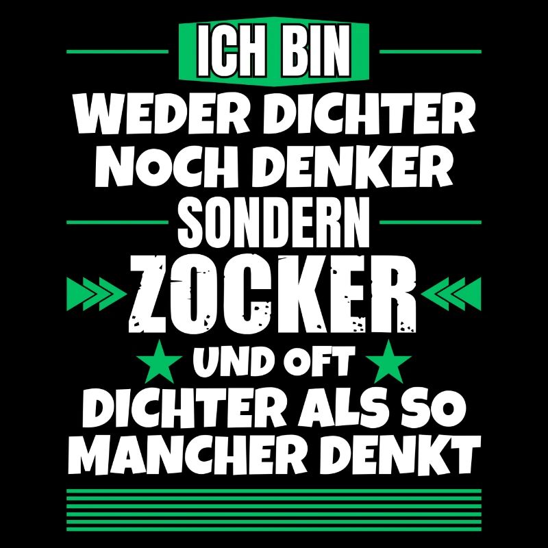 Weder Dichter noch Denker, sondern Zocker