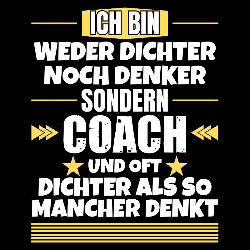 Weder Dichter noch Denker, sondern Coach