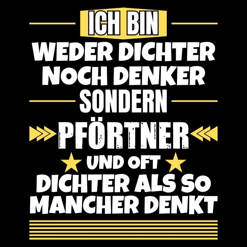 Neither poet nor thinker, but porter