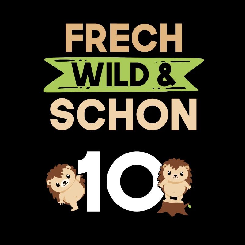 10 Jahre Geburtstag Junge Mädchen Igel