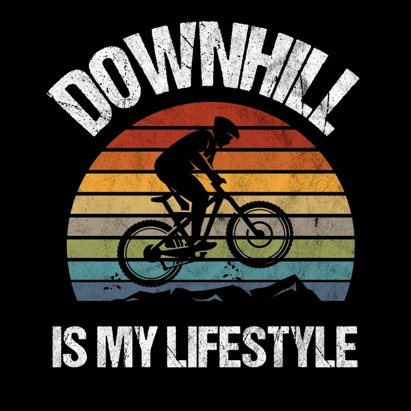 Downhill Mountainbike Mountainbiker Geschenk