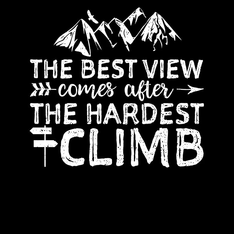 La meilleure vue vient après la montée la plus difficile