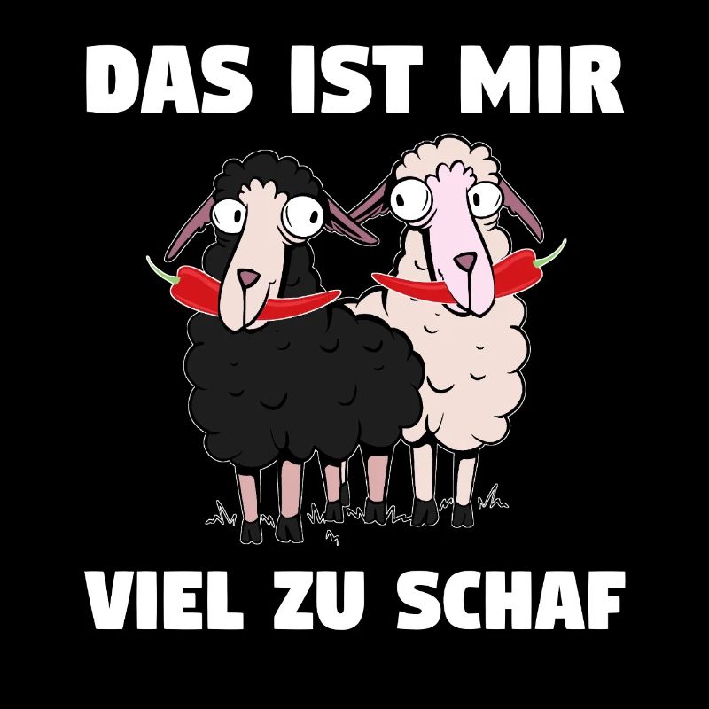 Schaf Unschaf Schafe Scharf Hirte Geschenk