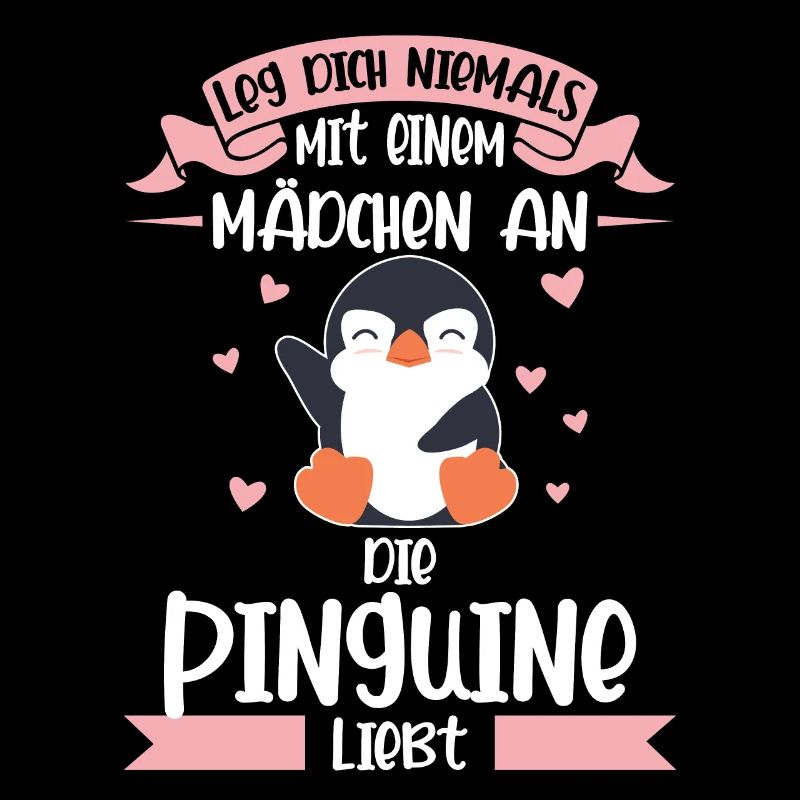 Pinguin Mädchen Vogel Geschenk