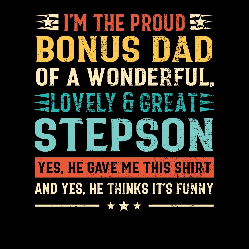 Bonus dad & stepson stepfather gift