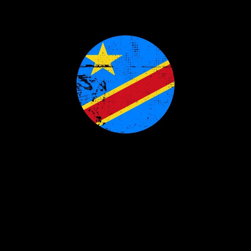 DR Congo Vintage Congolese Flag Congolese