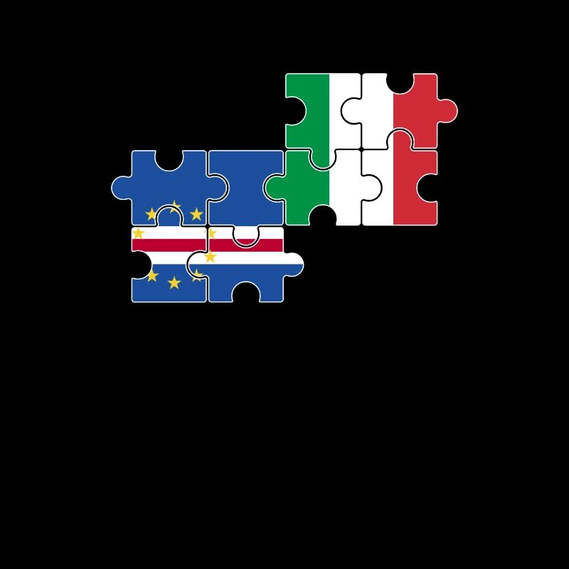 Cap-Vert Italie Drapeau Cap-Vert italien
