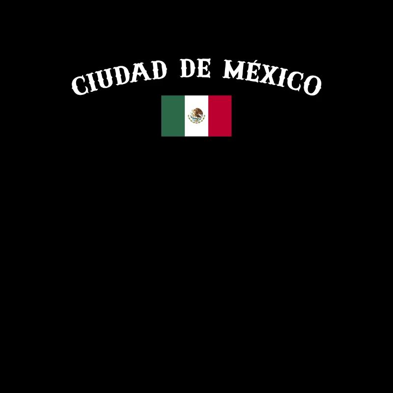 Ciudad De México Mexico Flag Mexican