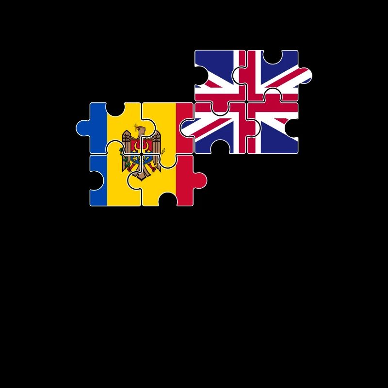 Moldova UK Flag British Moldovans