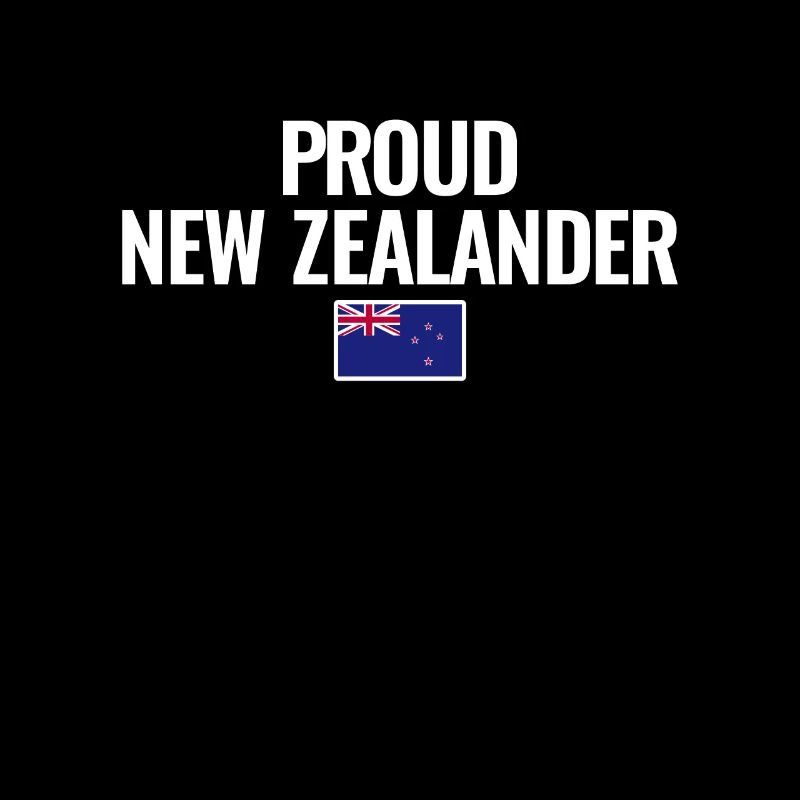 Fier drapeau néo-zélandais
