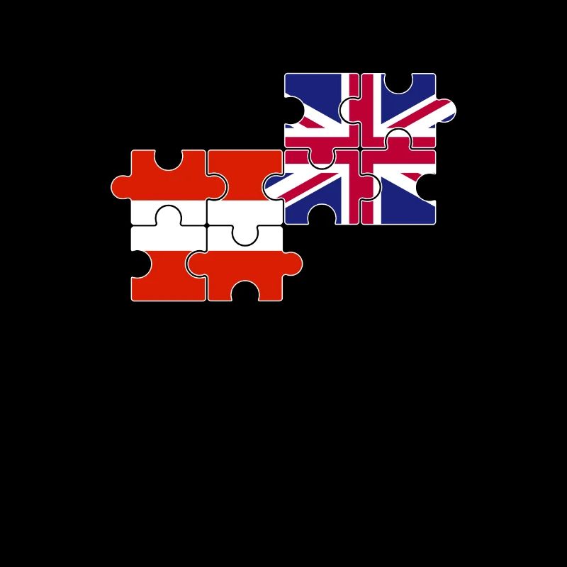 Autriche Royaume-Uni Drapeau Autrichiens britanniques