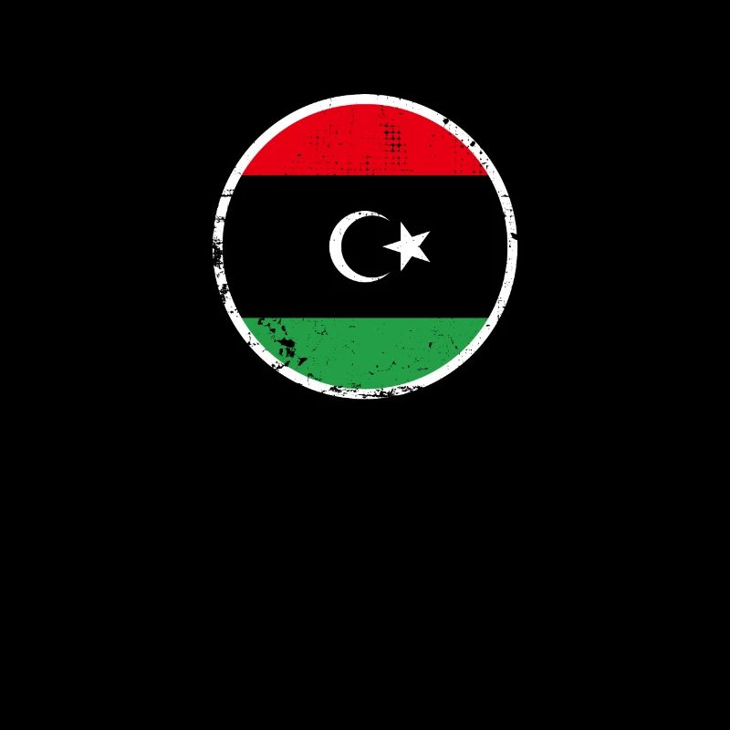 Libye Vintage drapeau libyen libyen