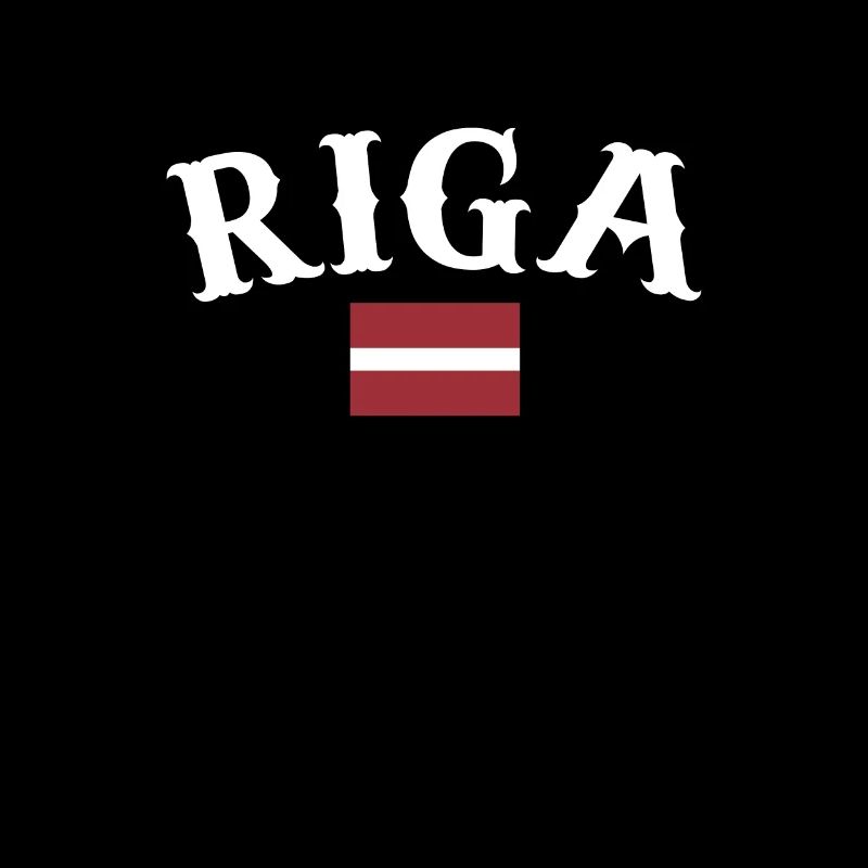 Riga Lettonie Drapeau letton Letton