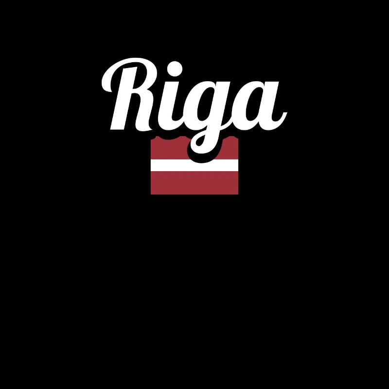Riga Lettonie Drapeau letton Letton