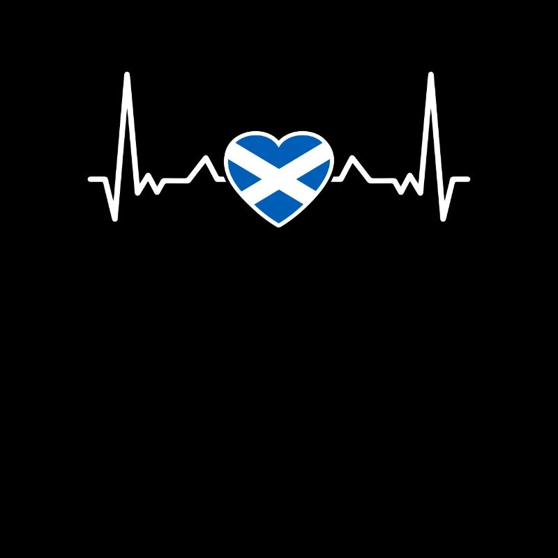 Ecosse Heartbeat Drapeau Ecossais Ecossais