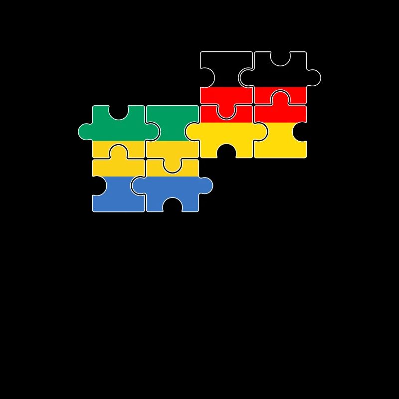 Gabon Germany Flag German Gabonese