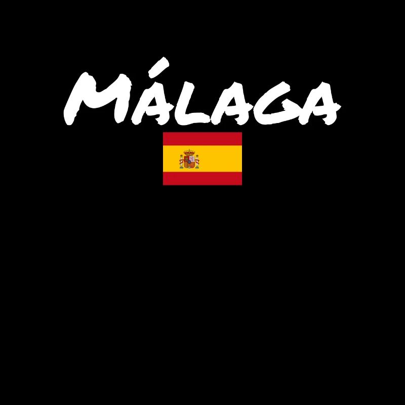 Malaga Spanien Spanische Flagge Spanier