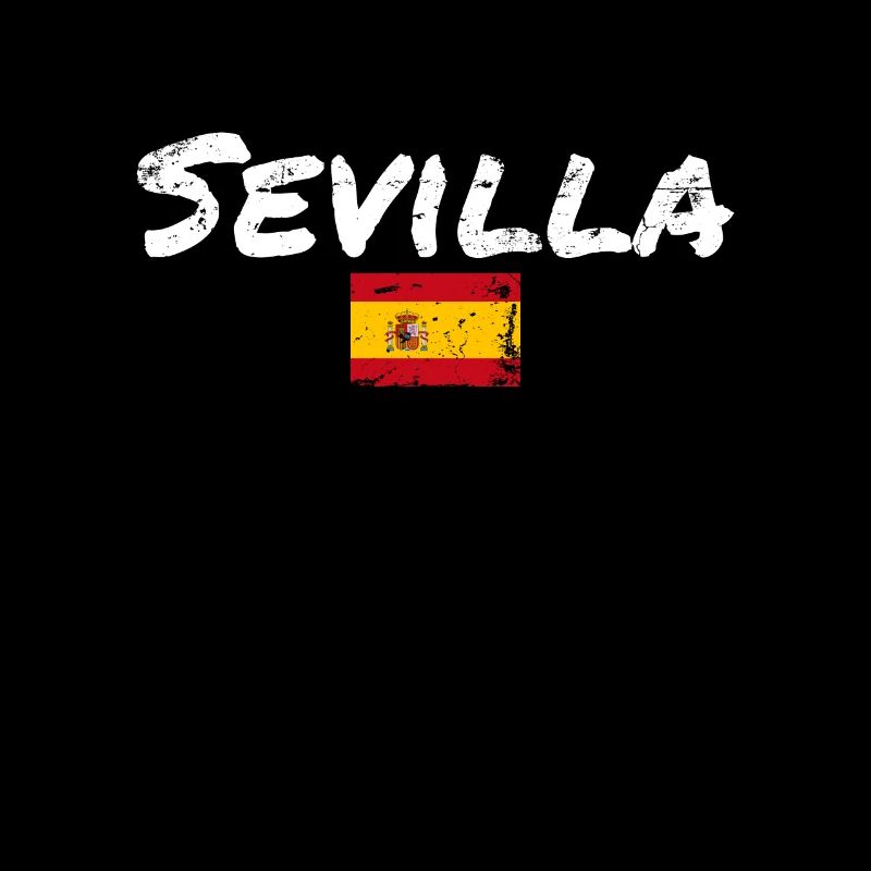 Séville Vintage Espagne Drapeau Espagnol Espagnol