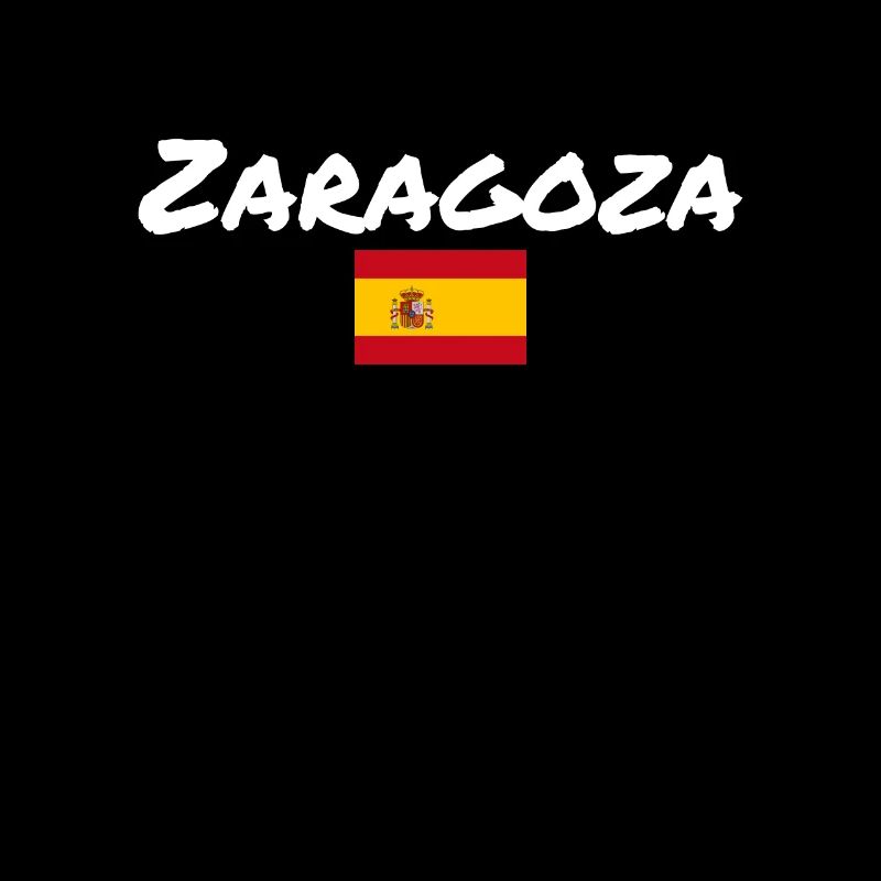 Zaragoza Spanien Spanische Flagge Spanier