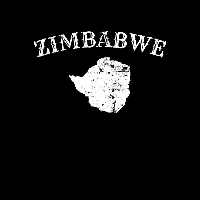 Zimbabwe Vintage Map Zimbabwe Zimbabwean