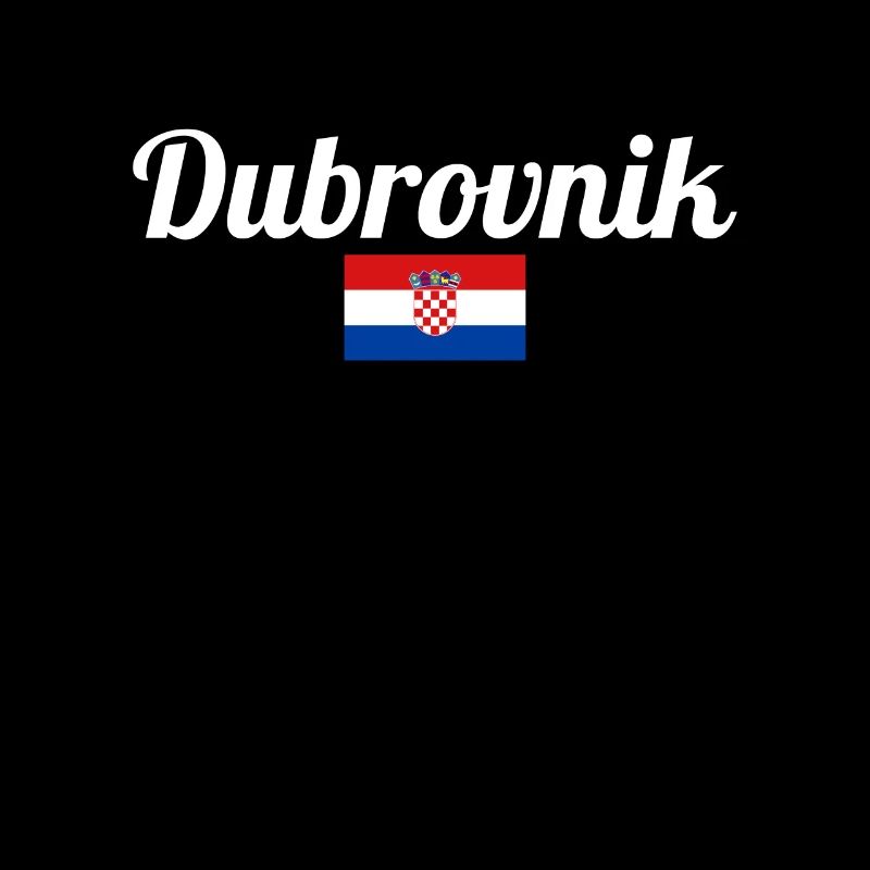 Dubrovnik, Croatie, Drapeau croate, Croatie