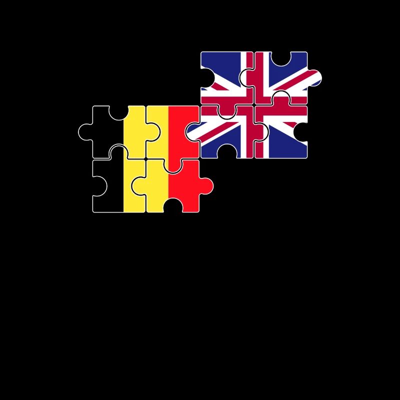 Belgique Royaume-Uni Drapeau belge Britannique