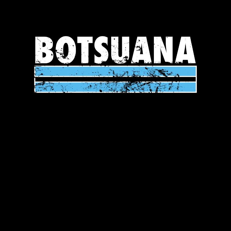 Botsuana Vintage Botswana Botsuanische Flagge