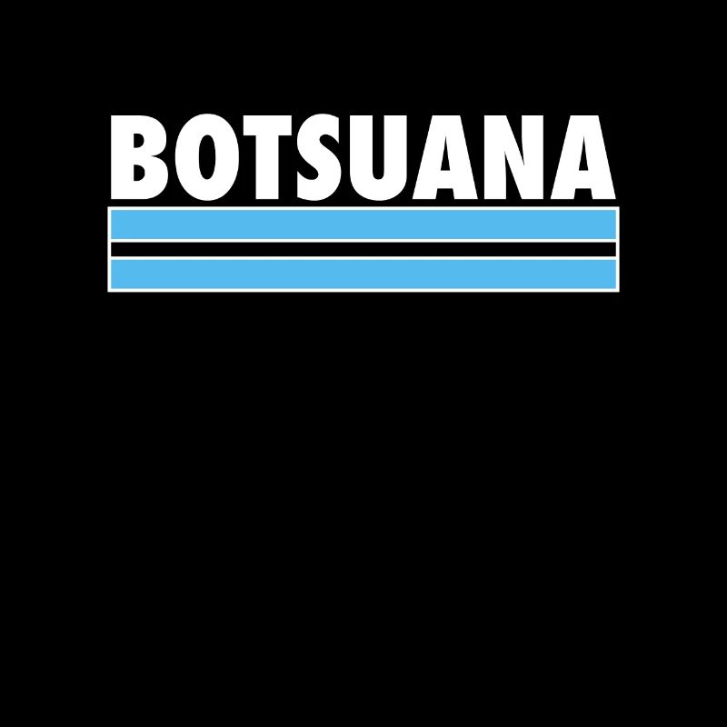 Botsuana Botswana Botsuanische Flagge