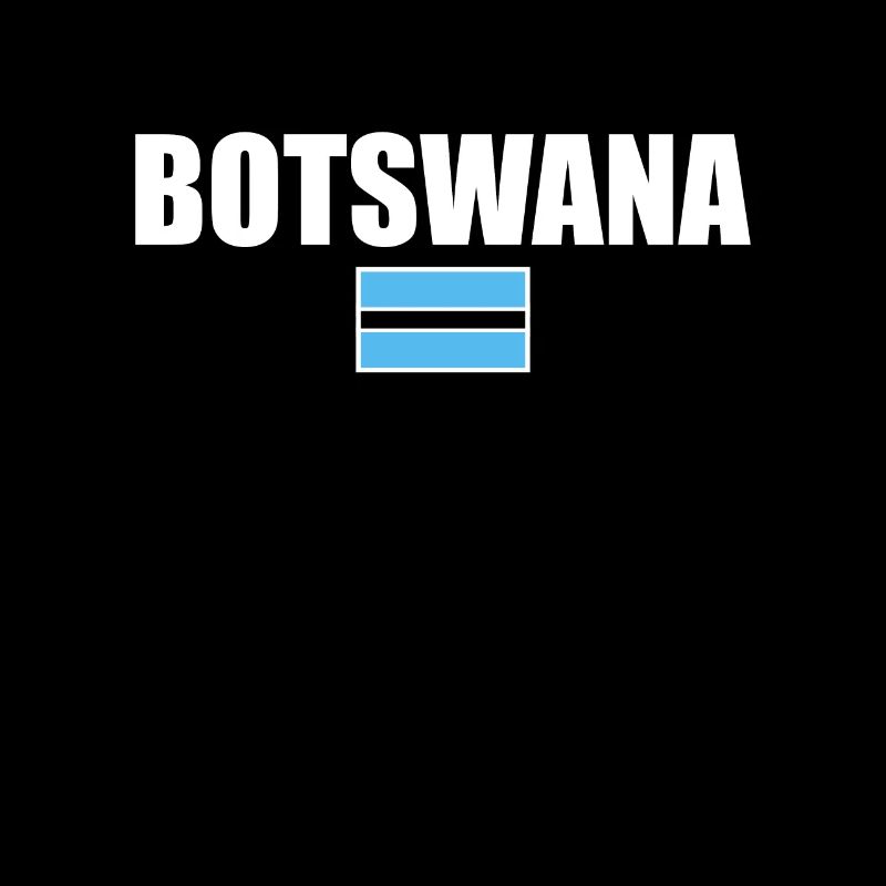 Botswana Botsuana Botsuanische Flagge Botsuaner