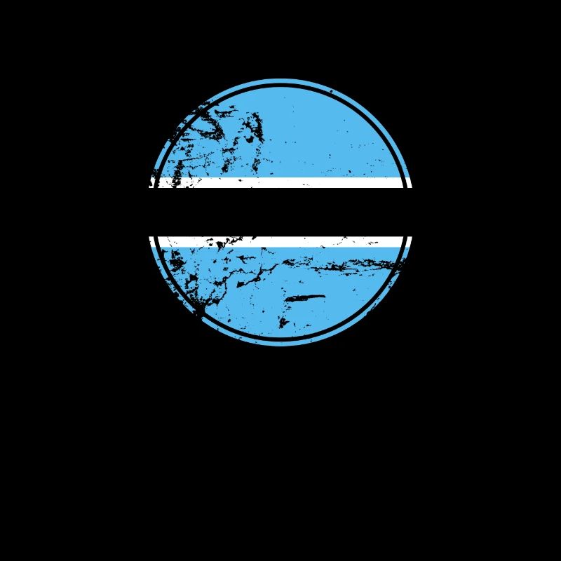 Botsuana Vintage Botsuanische Flagge Botsuaner