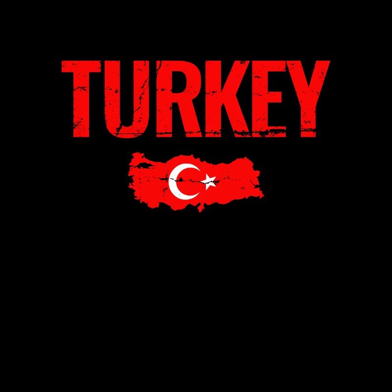 Turkey Map Vintage Turkey Turkish Flag Turk
