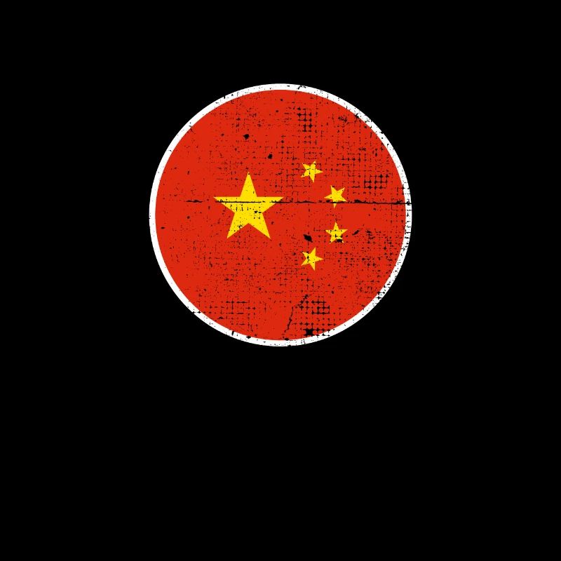 Chine Vintage Drapeau chinois Chinois