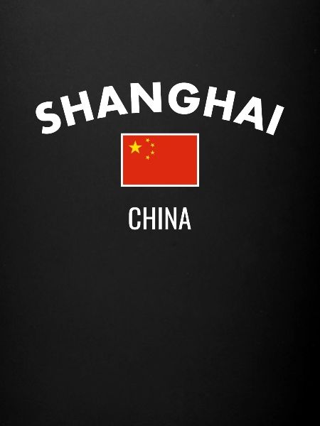 Shanghai Chine Drapeau chinois