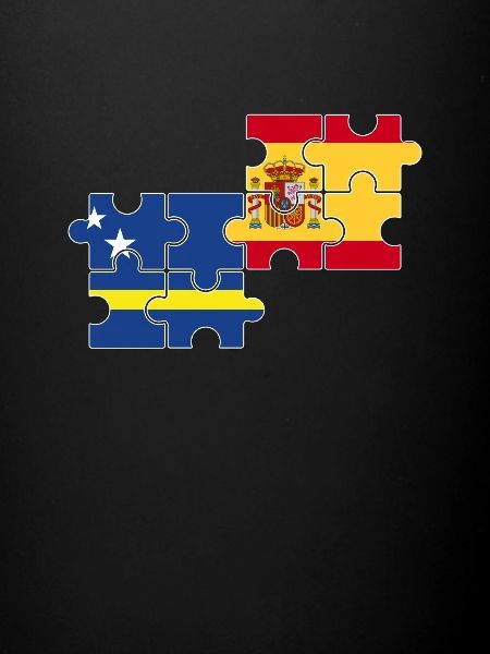 Curaçao, Espagne, Drapeau