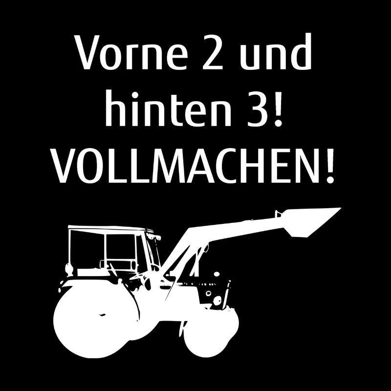 Vorne 2 und hinten 3! Vollmachen! Bauer Hermann