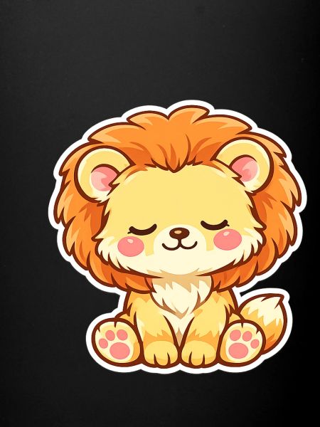 Petit lionceau Kawaii mignon